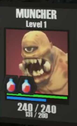 Orc Muncher unit on Level 1